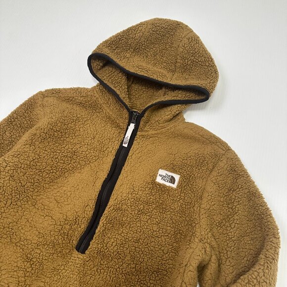 The North Face Sherpa Fleece Anorak Hoodie Youth XL - Picture 2 of 4